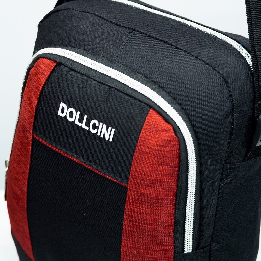 Dollcini geantă de umăr pentru bărbați – cu mai multe buzunare, compactă, crossbody, pentru călătorii și la serviciu