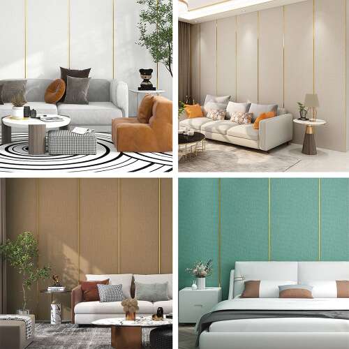 Dollcini Otthon Bandă Decorativă Autocolantă Aurie – Elastică, Pentru Amenajări Interioare