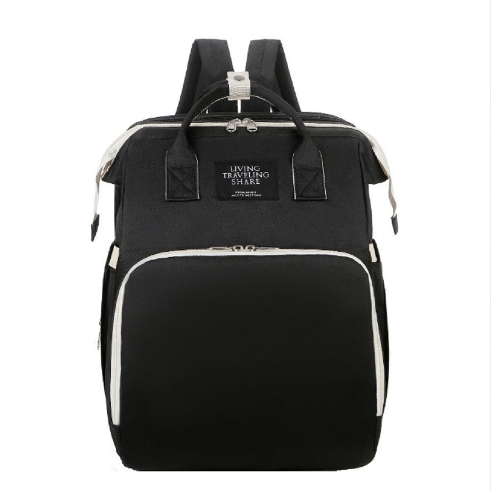 Rucsac multifuncțional Dollcini pentru bebeluși – cu pătuț pliabil și design impermeabil