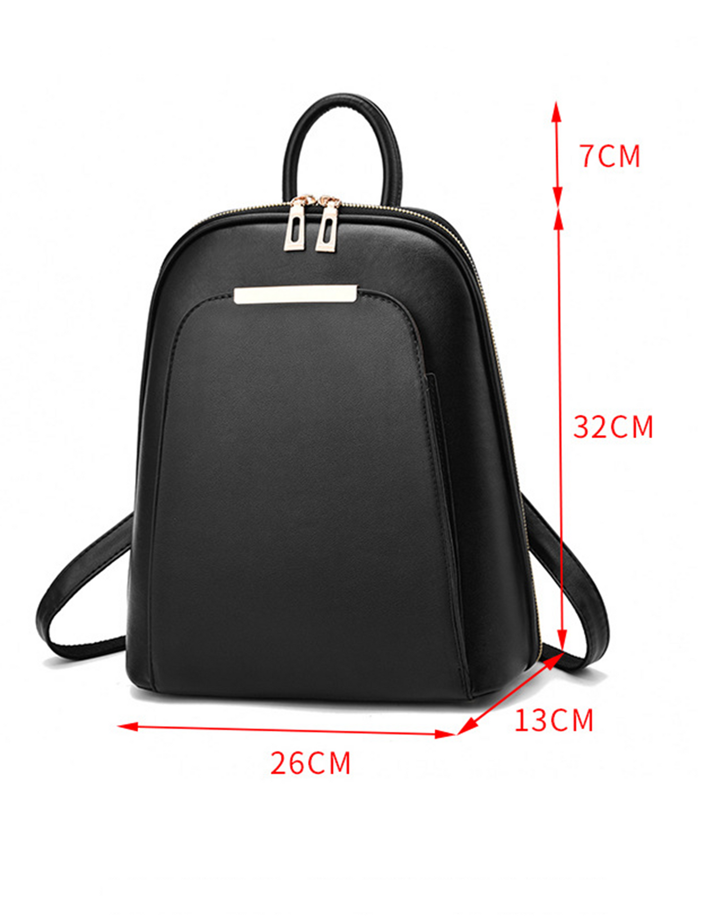Dollcini Női Nagy Méretű „Killer Bag” Hátizsák– Cipzáras, Elegáns, Mindennapi Használatra