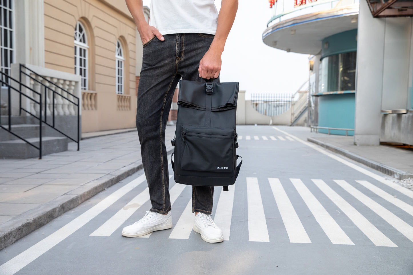 Dollcini Rucsac de Afaceri Bărbați Rezistent la Apă – Rucsac de Călătorie cu Capacitate Mare