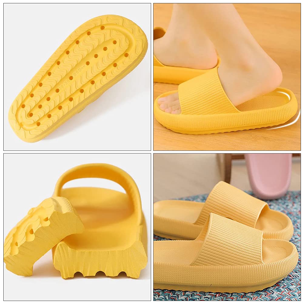 Dollcini Acasă, papuci de masaj moi, papuci unisex, papuci EVA cu talpă groasă, în mai multe culori, mărimi și stiluri, perfecte pentru acasă și baie