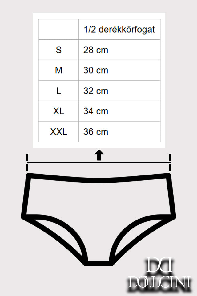 Dollcini,Tanga női bugyi,Cicamintás női bugyi,95% Pamut + Spandex-Többszínű, 6 db-os Csomag