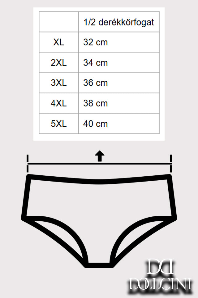 Dollcini, chiloți damă cu talie înaltă, 95% bumbac + spandex - multicolor, pachet de 6 bucăți, 69542