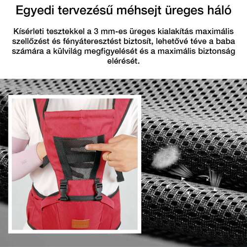 Marsupiu ergonomic pentru bebeluși Dollcini – Design multi-poziție, all-in-one, până la 15 kg