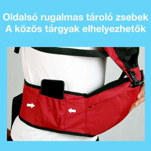 Marsupiu ergonomic pentru bebeluși Dollcini – Design multi-poziție, all-in-one, până la 15 kg