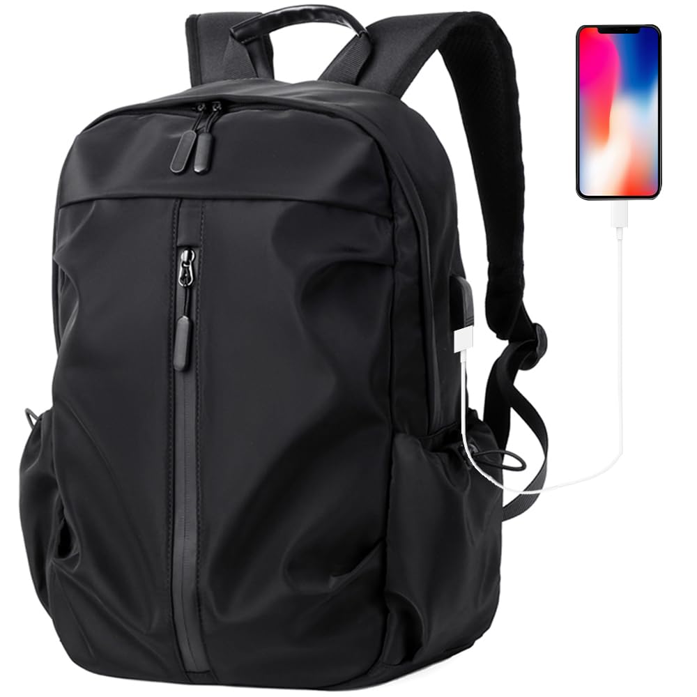 Rucsac impermeabil pentru laptop Dollcini cu port de încărcare USB – dimensiune 15,6", pentru afaceri și călătorii