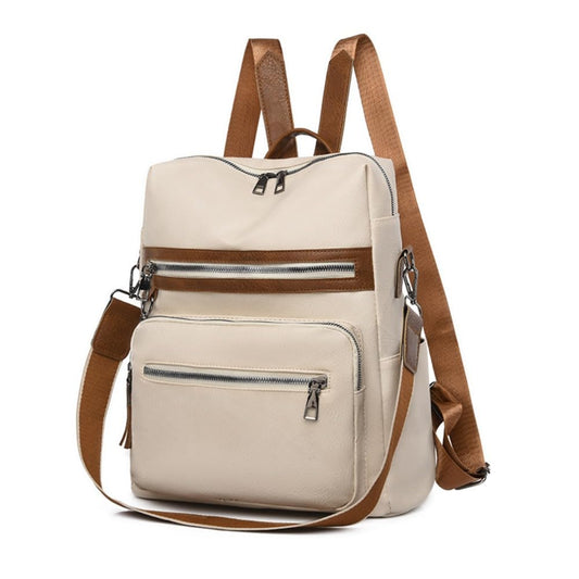 Dollcini Rucsac de damă rezistent la apă – Geantă elegantă din piele ecologică pentru călătorii