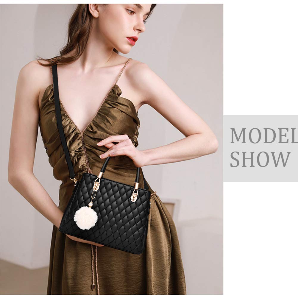 Geantă de damă Dollcini clasică și elegantă - piele PU premium, design matlasat, accesorii aurii și curea detașabilă, culori multiple