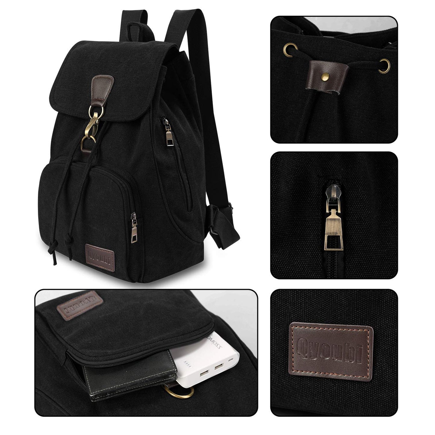 Dollcini, rucsac elegant pentru femei, elegant și practic, de înaltă calitate, impermeabil, capacitate mare