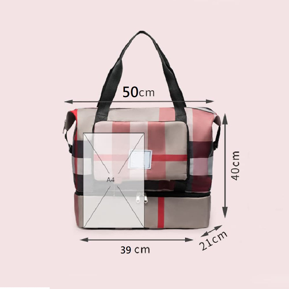 Dollcini Geantă de voiaj extensibilă impermeabilă – pliabilă, în mai multe culori