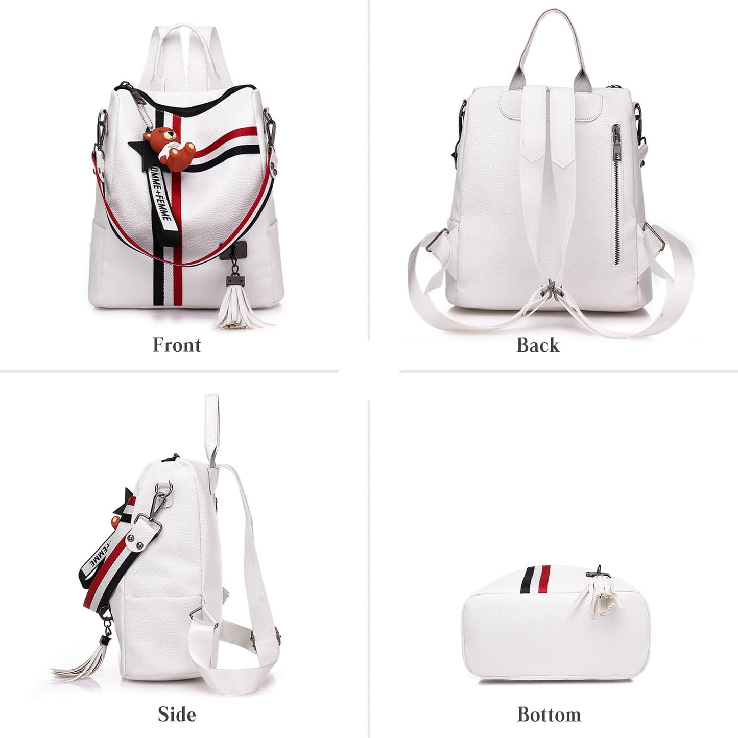 Dollcini, rucsac pentru femei, rucsac elegant pentru școală, ocazional, geantă pentru femei/călătorii/muncă/de zi cu zi