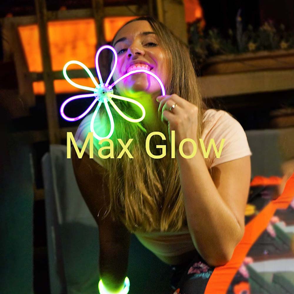 Set de 100 de bețișoare luminoase colorate Dollcini – Bețișoare luminoase chemiluminiscente de lungă durată