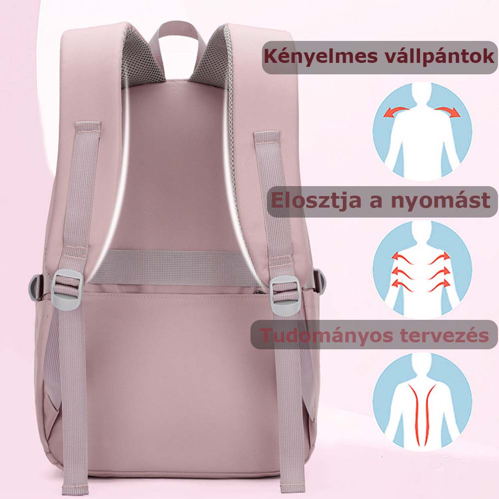 Dollcini Rucsac Fetiță cu Urechi de Iepuraș – Drăguț, Rezistent la Apă pentru Școală