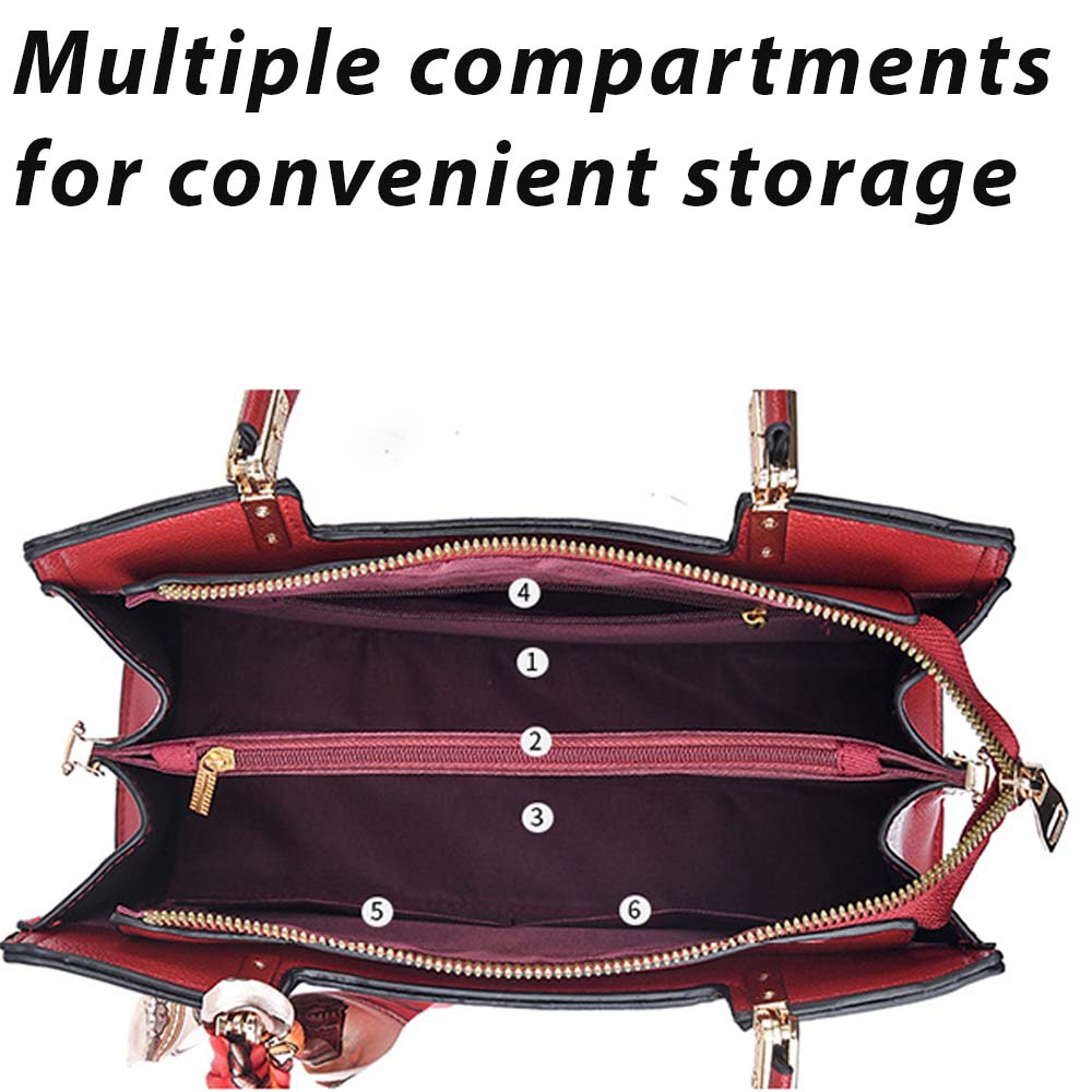 Geantă crossbody elegantă pentru femei Dollcini, din piele ecologică impermeabilă, cu curea de umăr reglabilă, compartiment cu fermoar anti-furt, practică și stilată