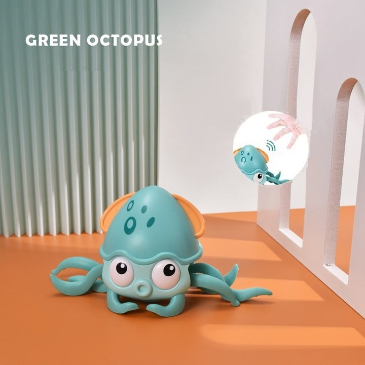 Dollcini Jucărie Octopus Cățărare Muzicală – cu Lumini LED, USB