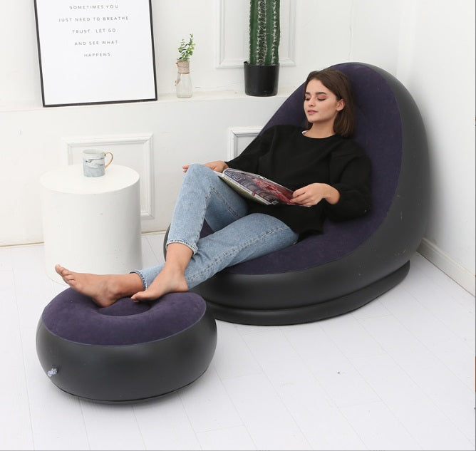 Canapea gonflabilă Dollcini, pentru piscină, material textil de înaltă calitate, respirabilă și confortabilă