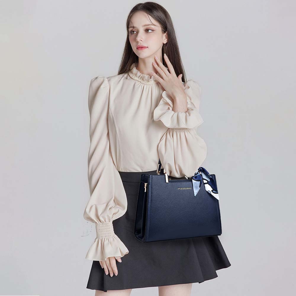 Geantă crossbody elegantă pentru femei Dollcini, din piele ecologică impermeabilă, cu curea de umăr reglabilă, compartiment cu fermoar anti-furt, practică și stilată