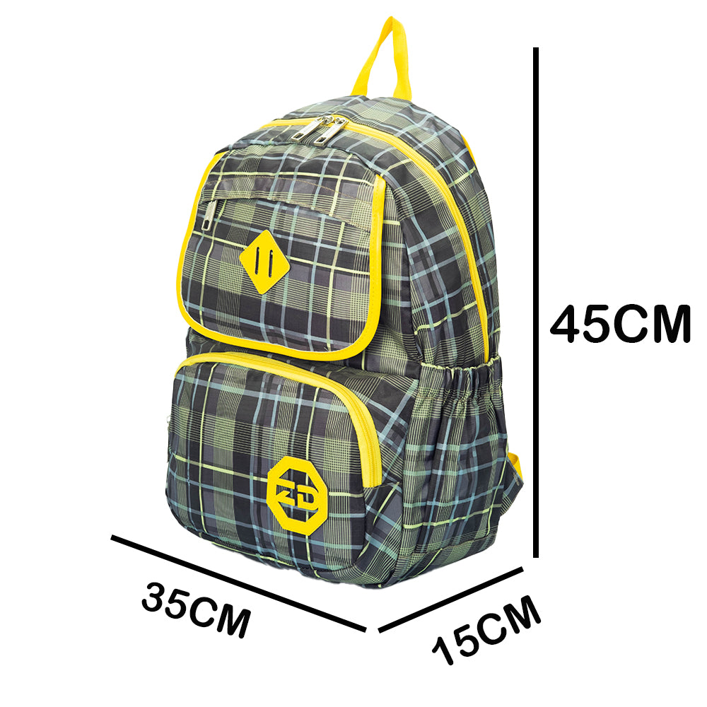 Rucsac Dollcini impermeabil la modă pentru studenți – Ghiozdan școlar ergonomic, spațios și elegant, Vivid