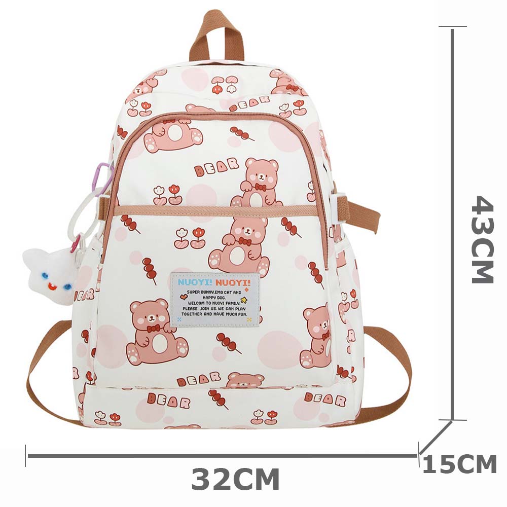 Dollcini, ghiozdan elegant, rucsac rezistent, imprimeu animal, ușor, durabil, practic
