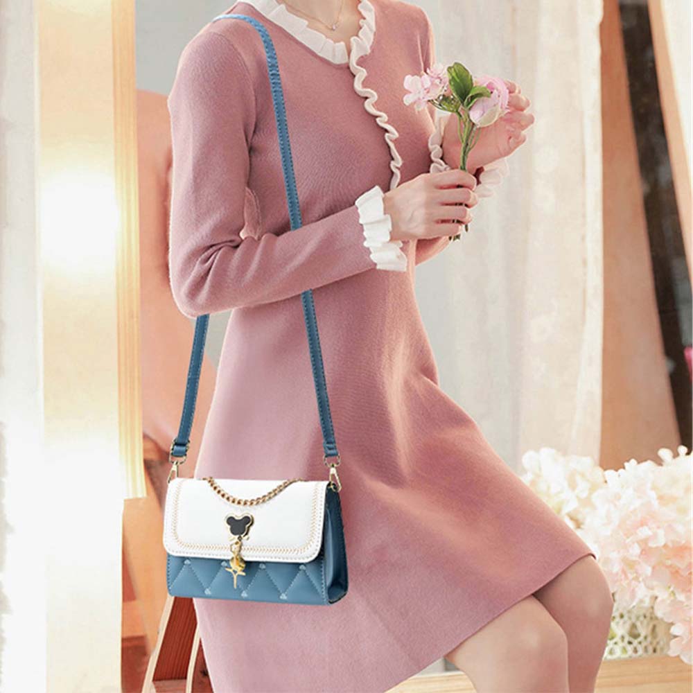 Dollcini Geantă Crossbody de damă din piele ecologică rezistentă la apă – cu compartiment antifurt