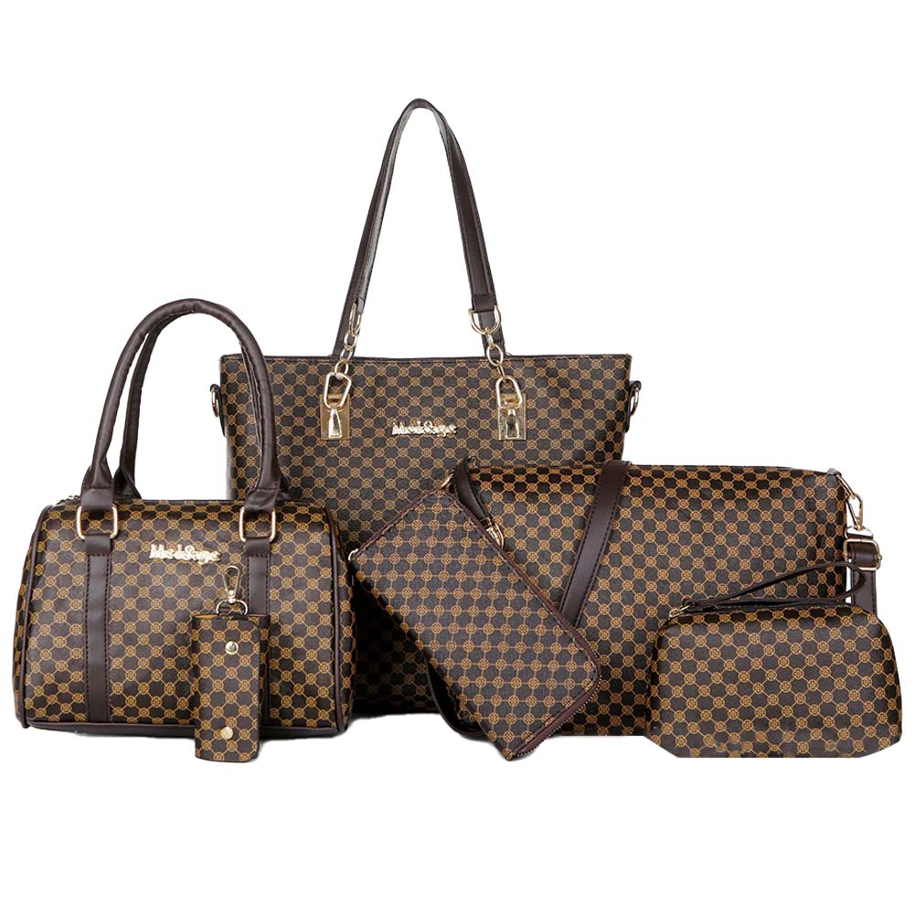 Dollcini Set de Genți de Mână pentru Femei – Set Elegant de 6 Genți din Piele Ecologică