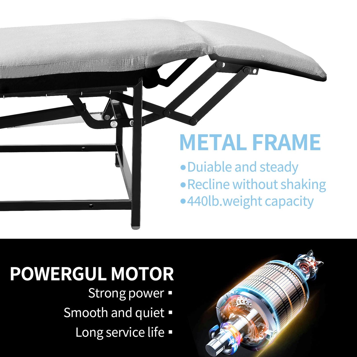 Fotol relaxant electric Dollcini Otthon – cu funcție de ridicare