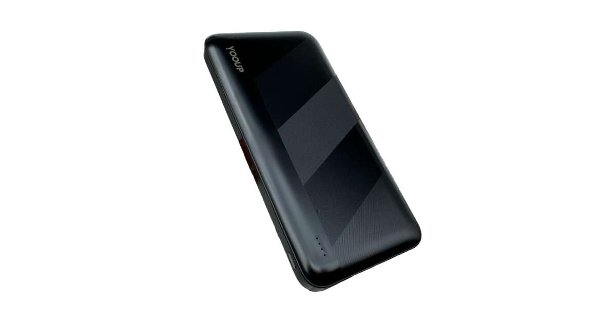 Baterie externă YOOUP, 10000mAh, intrare Micro-USB / USB-C 5V / 2A, ieșire duală USB 5V / 2.1A, cu afișaj LED
