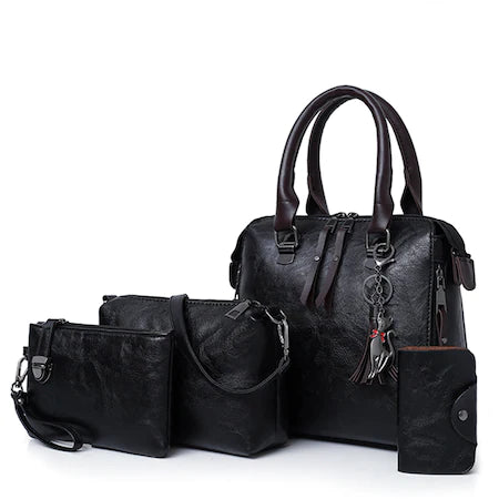 Dollcini, Genți de damă rucsac cruce geantă de umăr de damă geantă din piele PU impermeabilă geantă elegantă, trei culori
