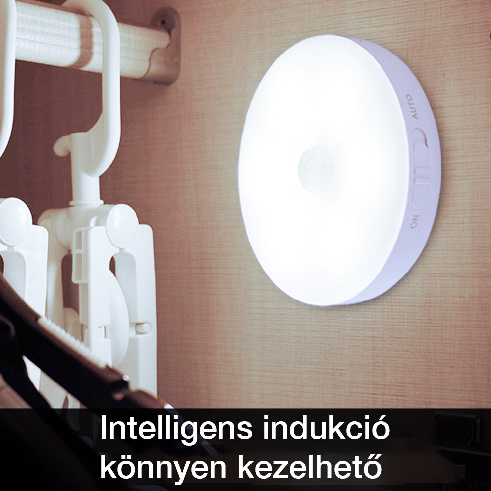 Dollcini, Lampă LED inteligentă cu senzor de mișcare și încărcare USB, portabilă, 21 cm, lumină rece