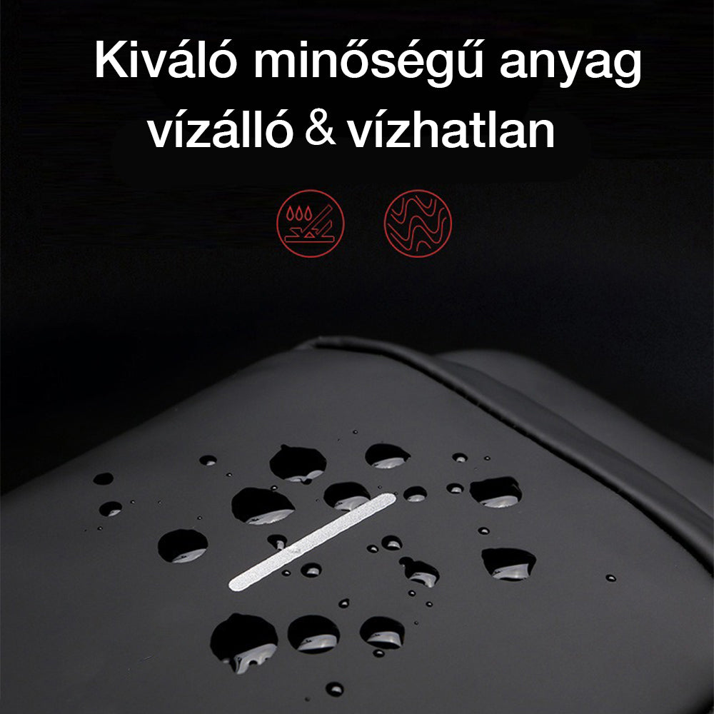 Dollcini Geantă de piept pentru bărbați cu port USB – Geantă de umăr cu închidere combinată
