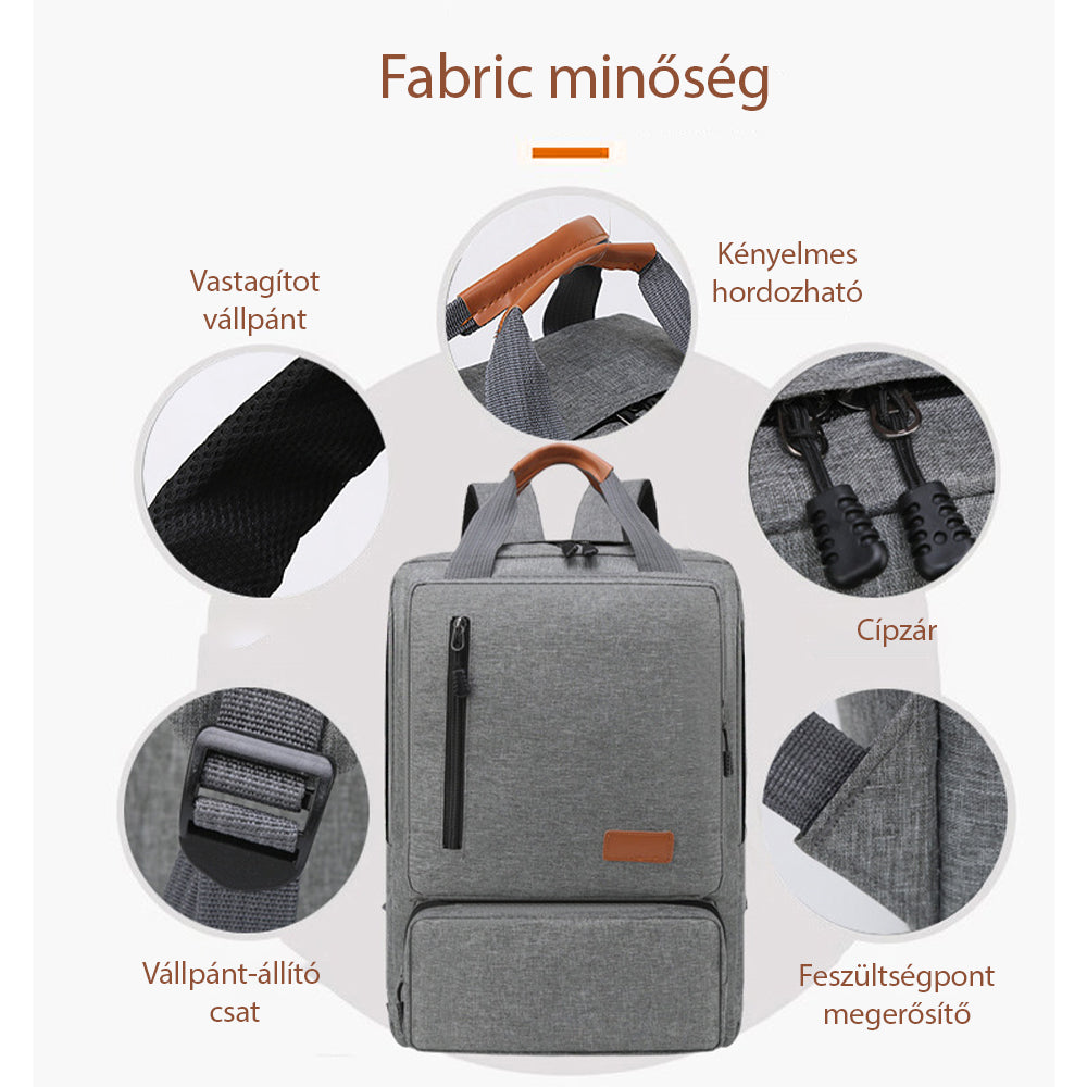 Dollcini, rucsac pentru laptop 3 buc, impermeabil, rezistent la zgârieturi, școală, călătorie, muncă