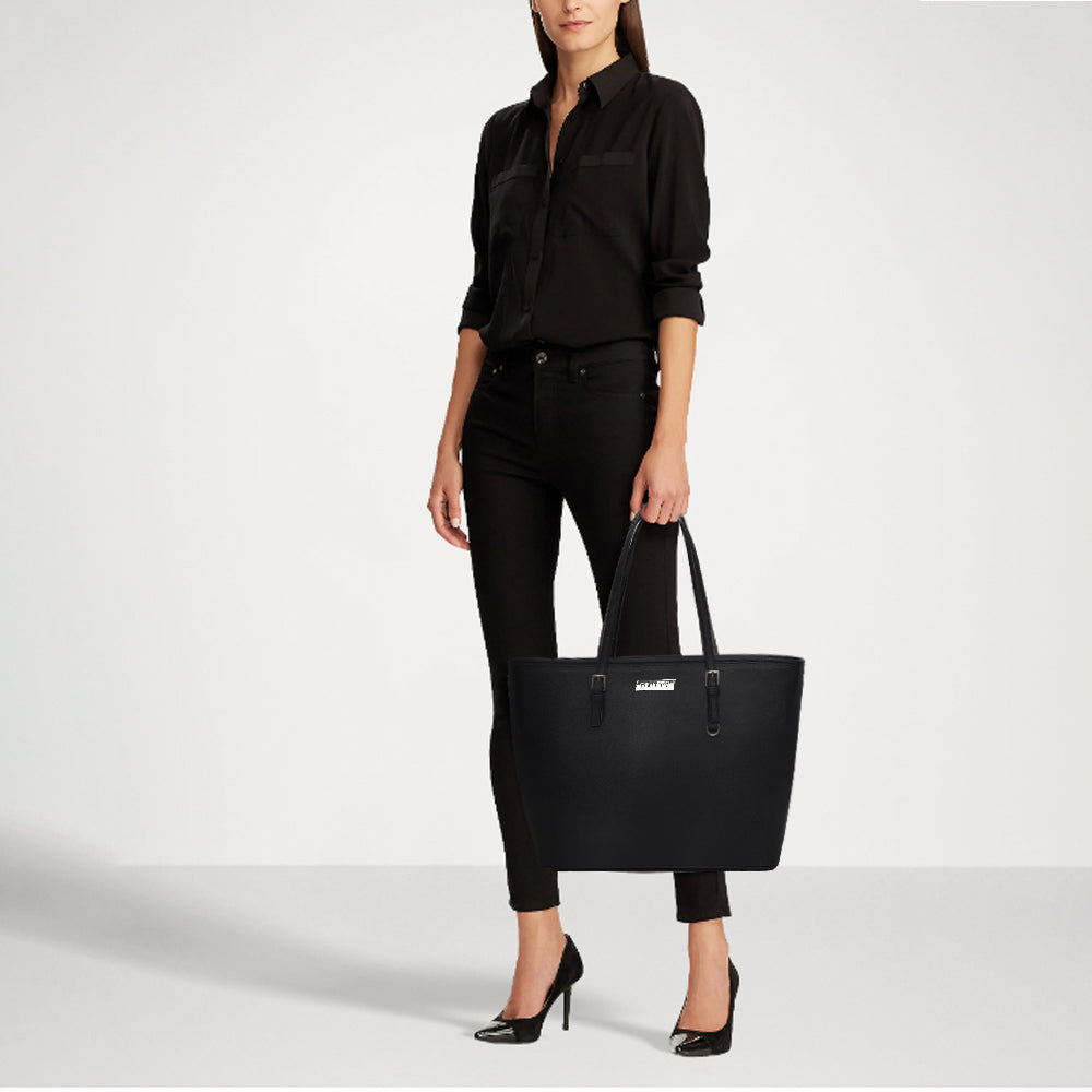 Geantă de mână pentru femei Dollcini Clasic Negru, piele ecologică impermeabilă, elegantă pentru ocazii și uz zilnic