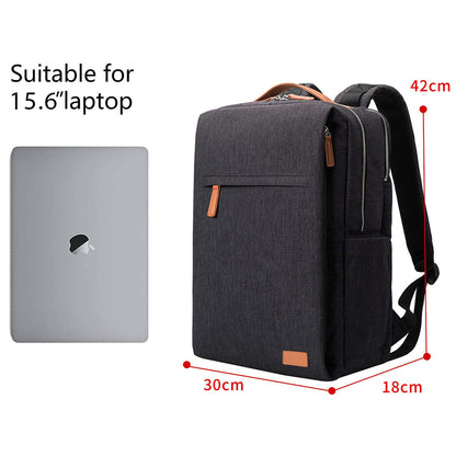 Rucsac multifuncțional pentru laptop Dollcini – impermeabil, ergonomic, pentru laptop de 15,6”, culori multiple