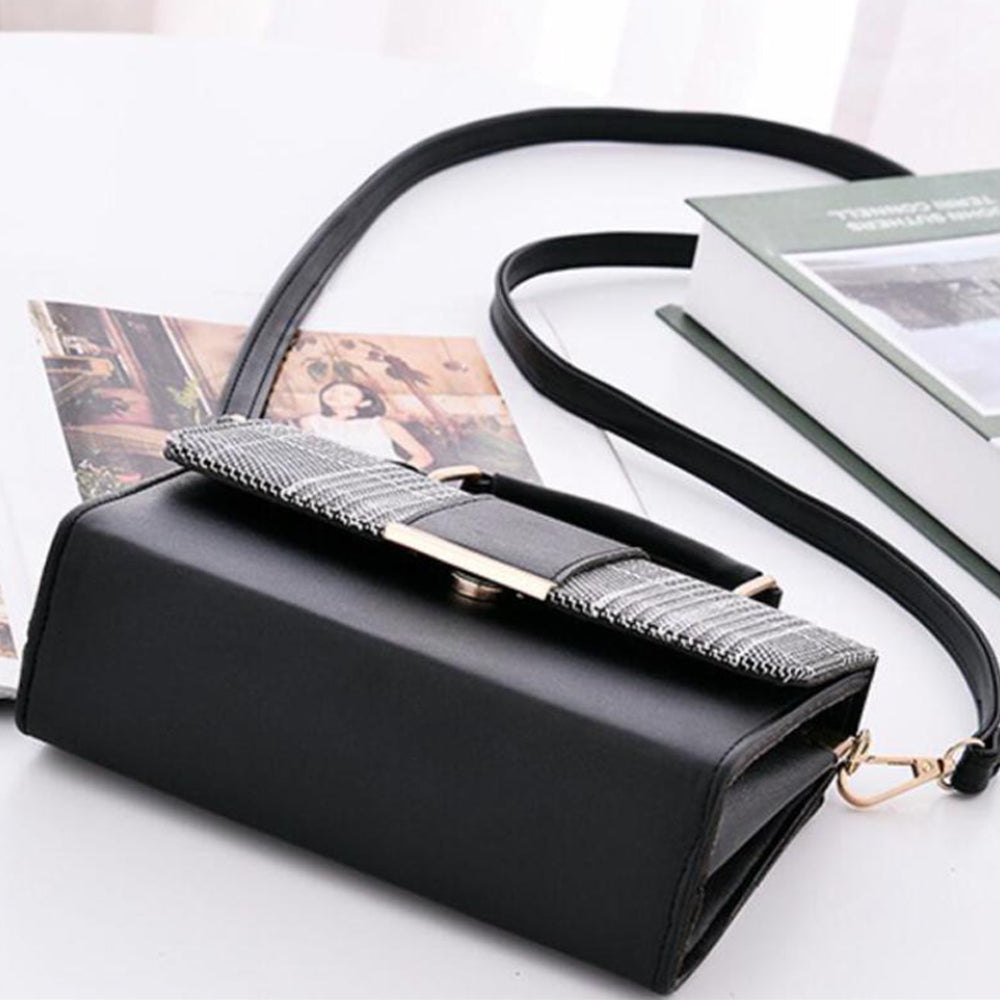 Geantă elegantă de damă Dollcini din piele PU - cu curea reglabilă, închidere magnetică, geantă crossbody compactă și spațioasă, culori multiple