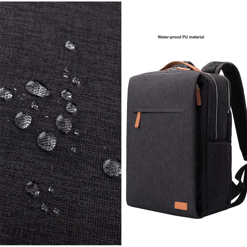 Rucsac multifuncțional pentru laptop Dollcini – impermeabil, ergonomic, pentru laptop de 15,6”, culori multiple