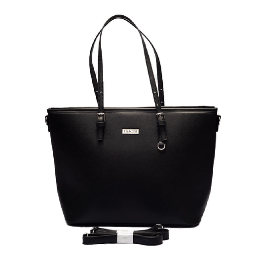 Geantă de damă Dollcini Classic Black - Piele PU impermeabilă, interior spațios, elegantă și pentru uz zilnic