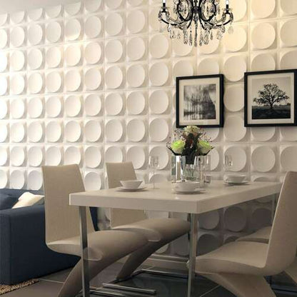 Dollcini Otthon 3D PVC Panou de Perete – Decorațiune Modernă cu Model Geometric