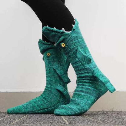 Dollcini Șosete cu Animale Croșetate Manual – Iarnă Caldă, Unisex