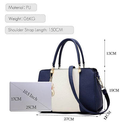 Dollcini, Geantă de umăr pentru femei, Geantă de mână la modă și elegantă, Geantă din piele PU, Geantă ocazională, Femeie/Călătorii/La muncă/Zilnic, 27 x 19 x 14 cm