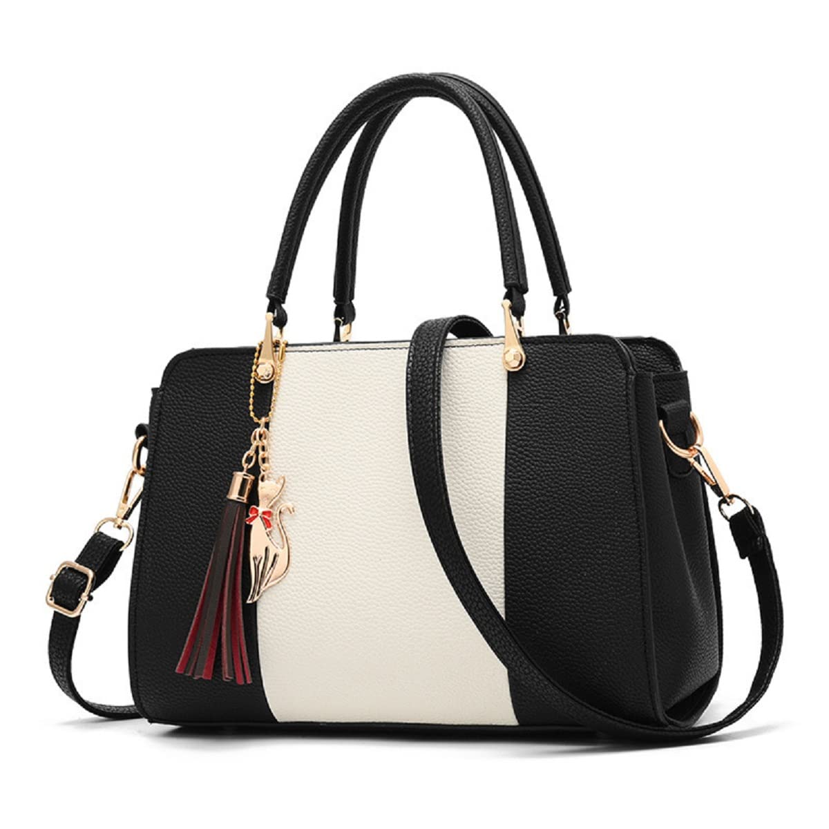 Dollcini, Geantă de umăr pentru femei, Geantă de mână la modă și elegantă, Geantă din piele PU, Geantă ocazională, Femeie/Călătorii/La muncă/Zilnic, 27 x 19 x 14 cm