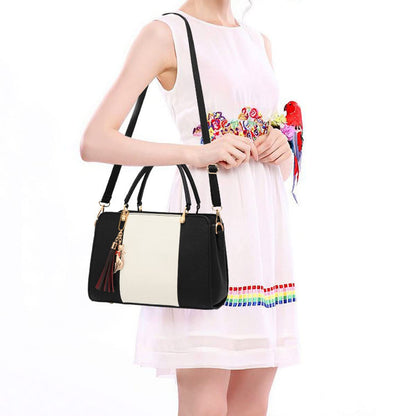 Dollcini, Geantă de umăr pentru femei, Geantă de mână la modă și elegantă, Geantă din piele PU, Geantă ocazională, Femeie/Călătorii/La muncă/Zilnic, 27 x 19 x 14 cm