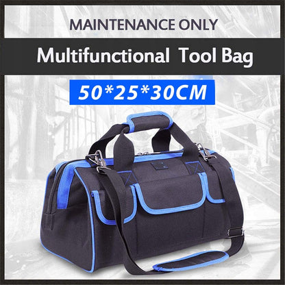 Dollcini Profi Geantă pentru scule – 15 buzunare, rezistentă la apă, neagră
