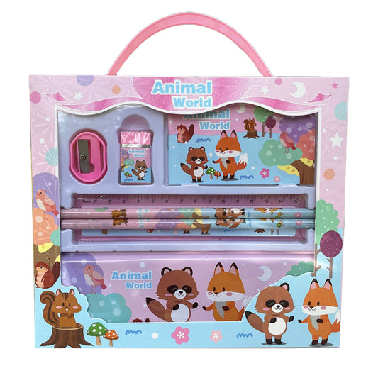 Dollcini Set Penar cu Animăluțe – Combinație de Rechizite pentru Copii