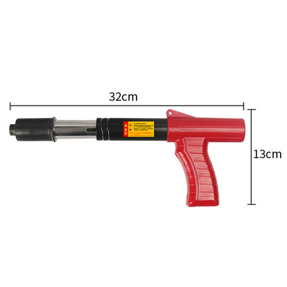 NailGun Pistol manual pentru cuie, 25 mm lungime cui, 16 mm diametru, pentru lemn, pardoseli, fațade, îmbinări pentru acoperiș