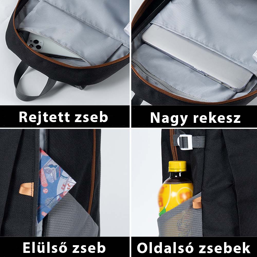 Dollcini Rucsac Laptop Unisex pentru Laptop de 13” – Rucsac de Călătorie Impermeabil, Disponibil în Mai Multe Culori