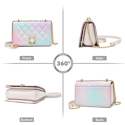 Geantă matlasată Dollcini – Geantă de damă cu lanț auriu, elegantă și compactă, disponibilă în mai multe culori