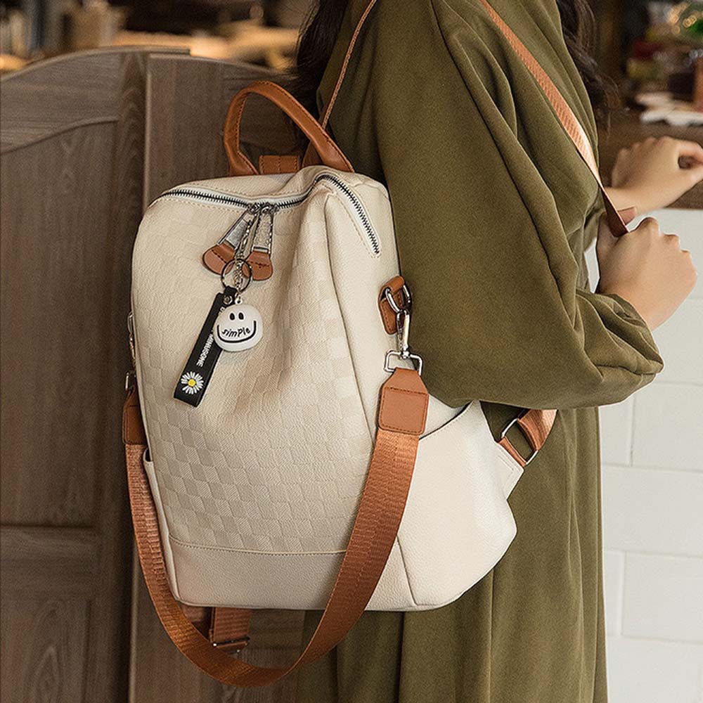 Rucsac de damă Dollcini - piele ecologică impermeabilă, elegant, practic și confortabil pentru uz zilnic