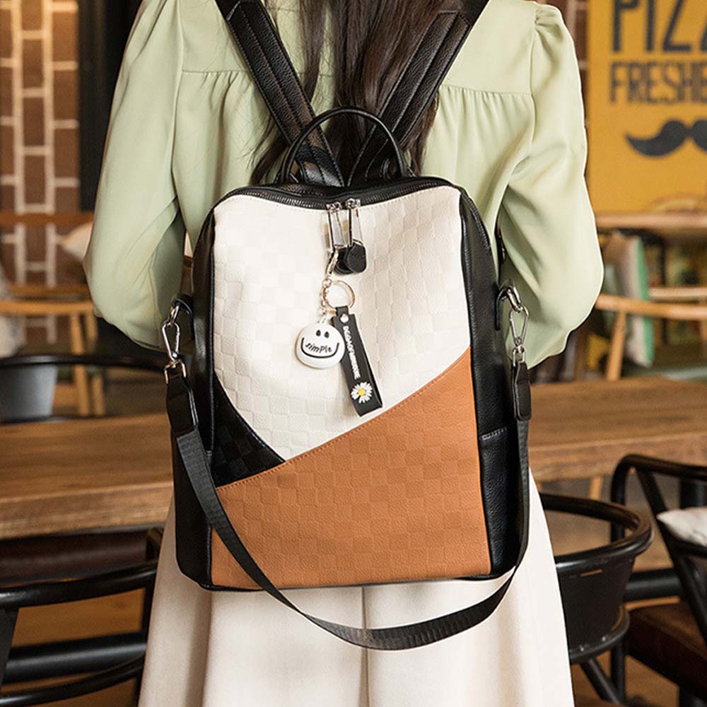 Rucsac de damă Dollcini - piele ecologică impermeabilă, elegant, practic și confortabil pentru uz zilnic