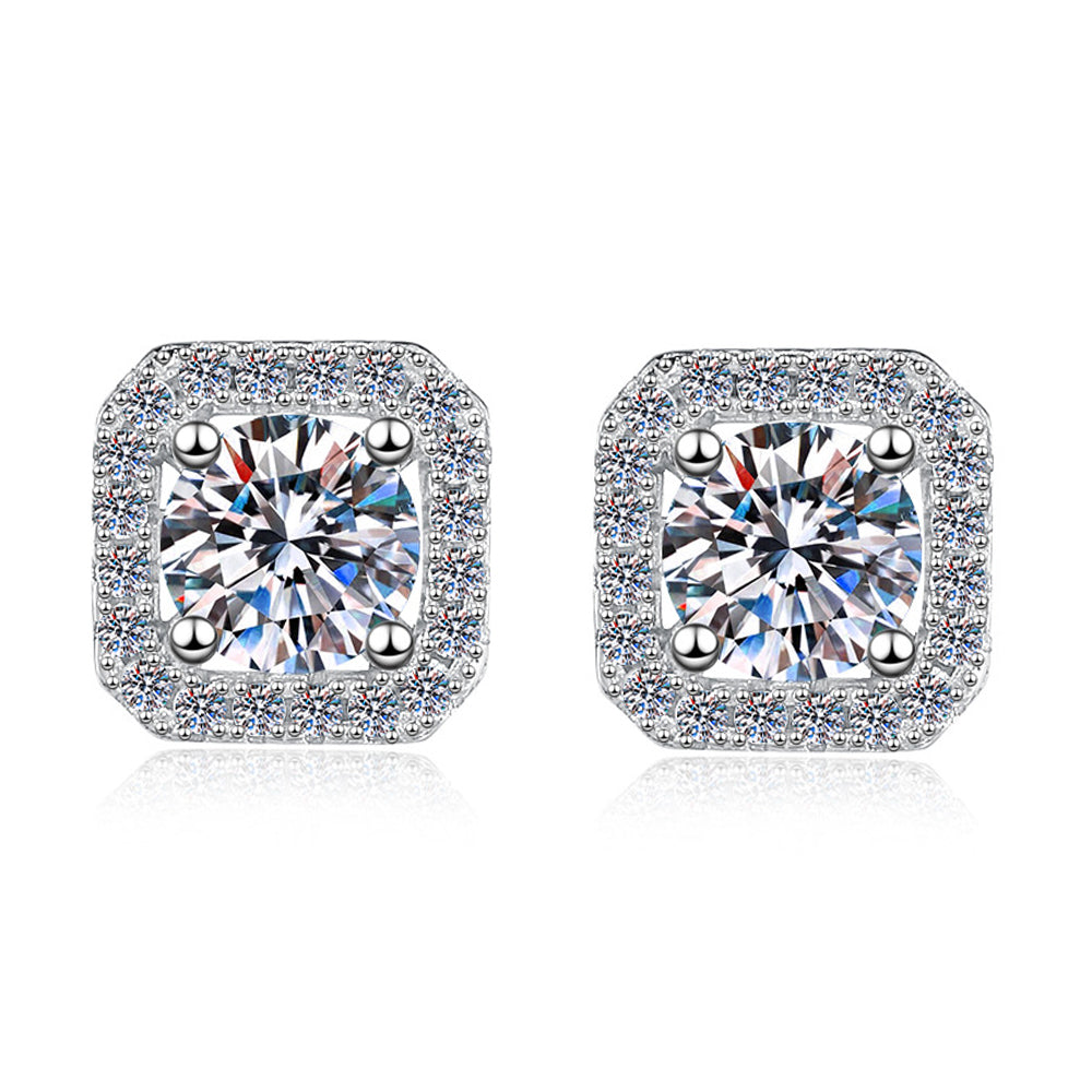 Dollcini Inel de Logodnă cu Moissanit – Reglabil, Argint 925, cu Cutie Cadou